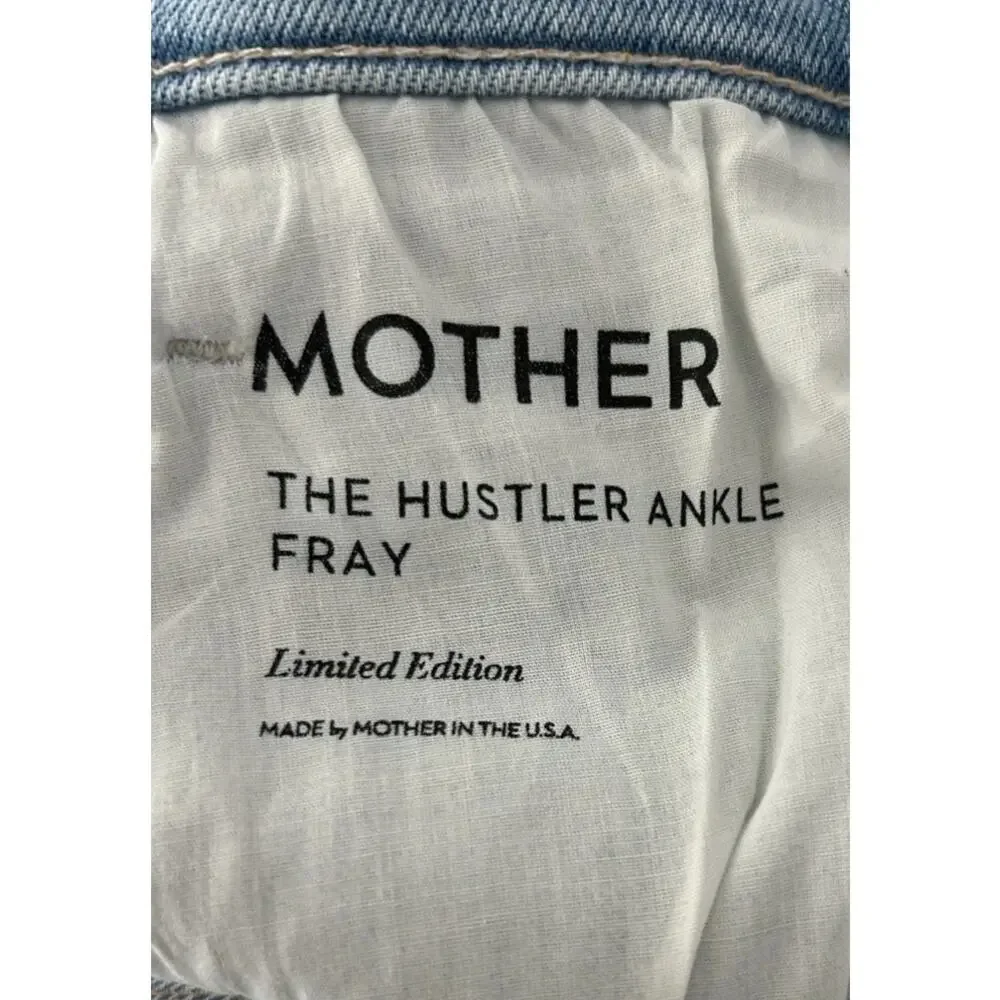Mother The Hustler Ankle Fray Jeans In Limited Edition Size 23 - Picture 11 of 14